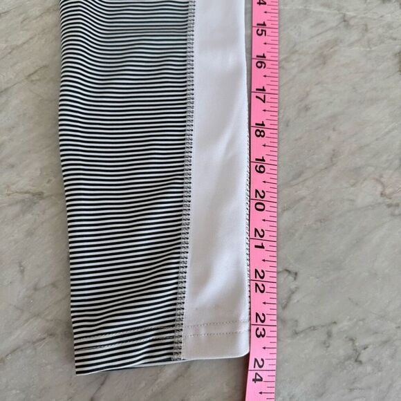 All Fenix Size Small Black White Striped leggings - Picture 7 of 8